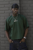 Polera verde logo 3D worldtrip