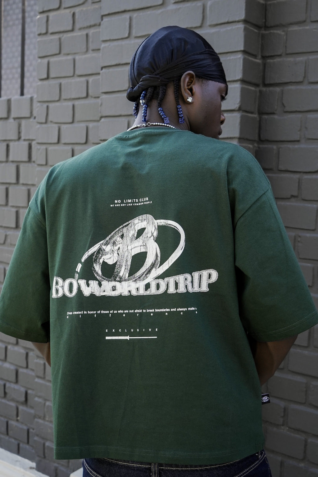 Polera verde logo 3D worldtrip