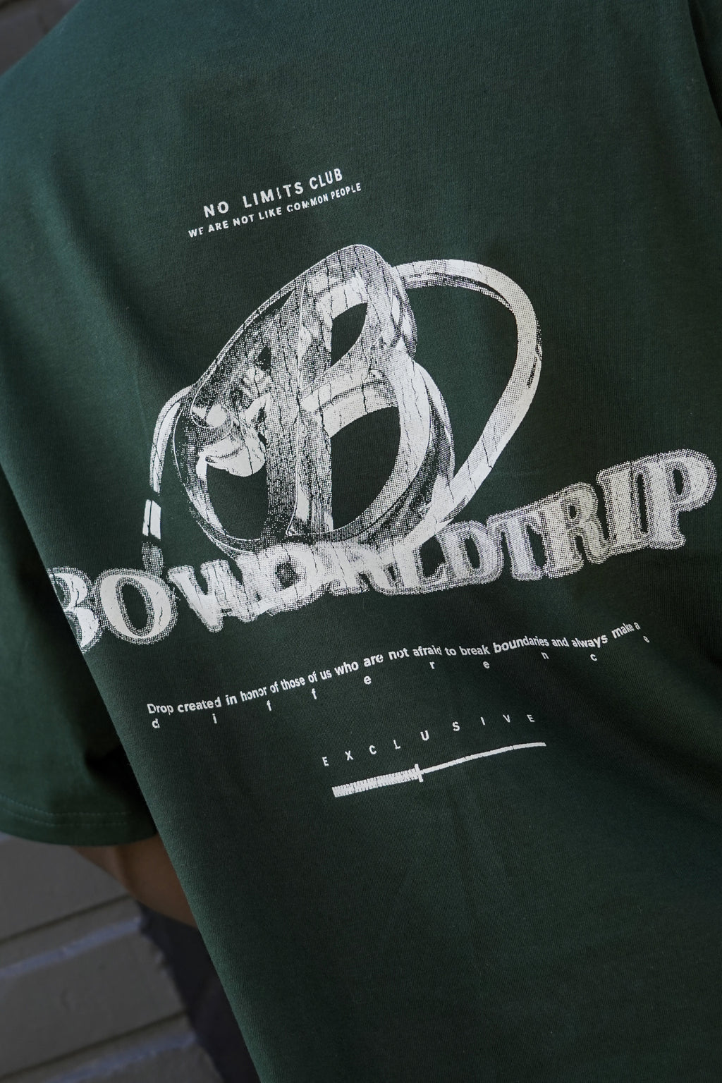 Polera verde logo 3D worldtrip