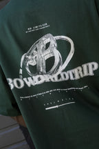 Polera verde logo 3D worldtrip