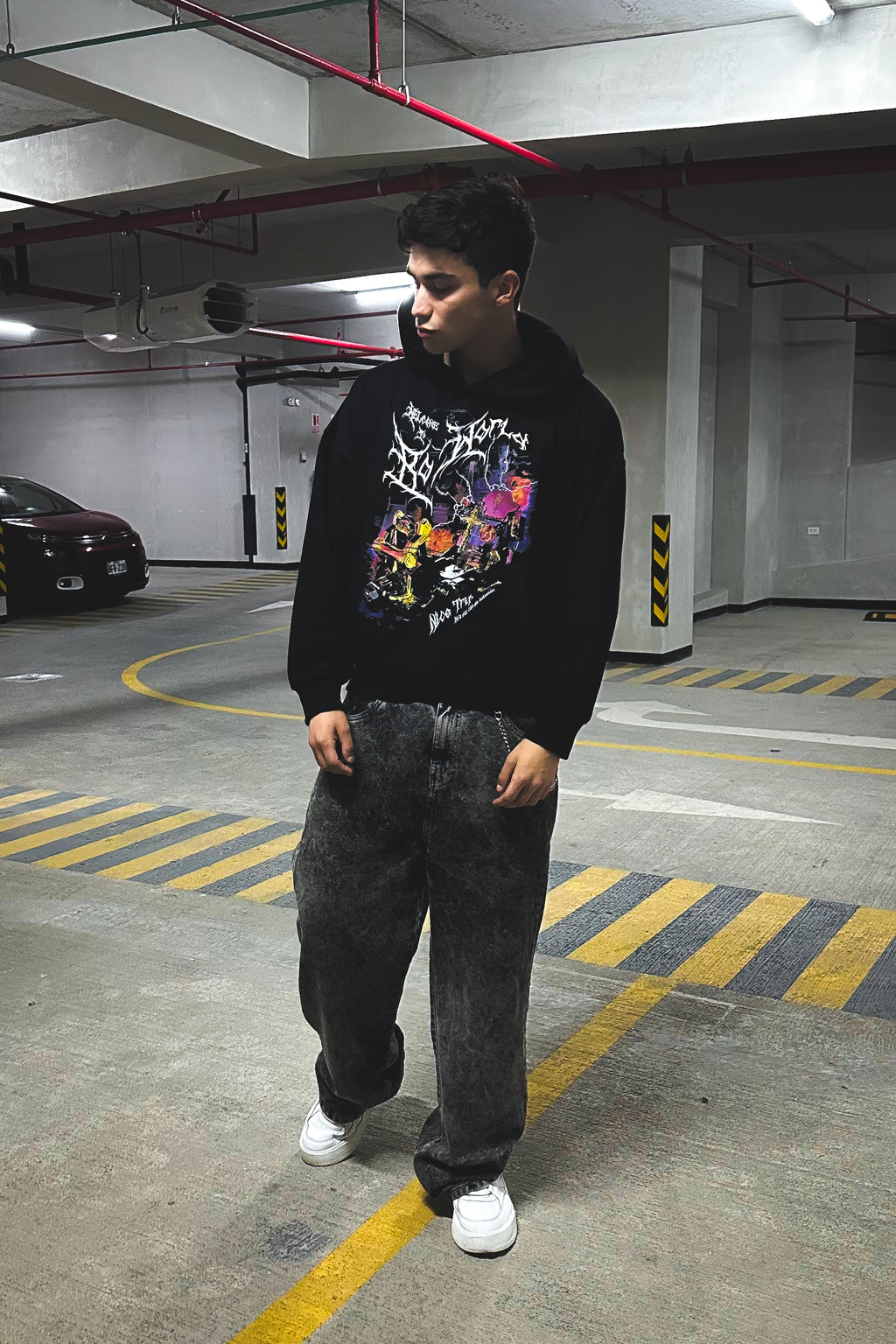 Hoodie black Bo world trip - Bo world edition