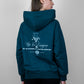 Hoodie oversize dark green Bo Martini - Summer series