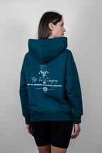 Hoodie oversize dark green Bo Martini