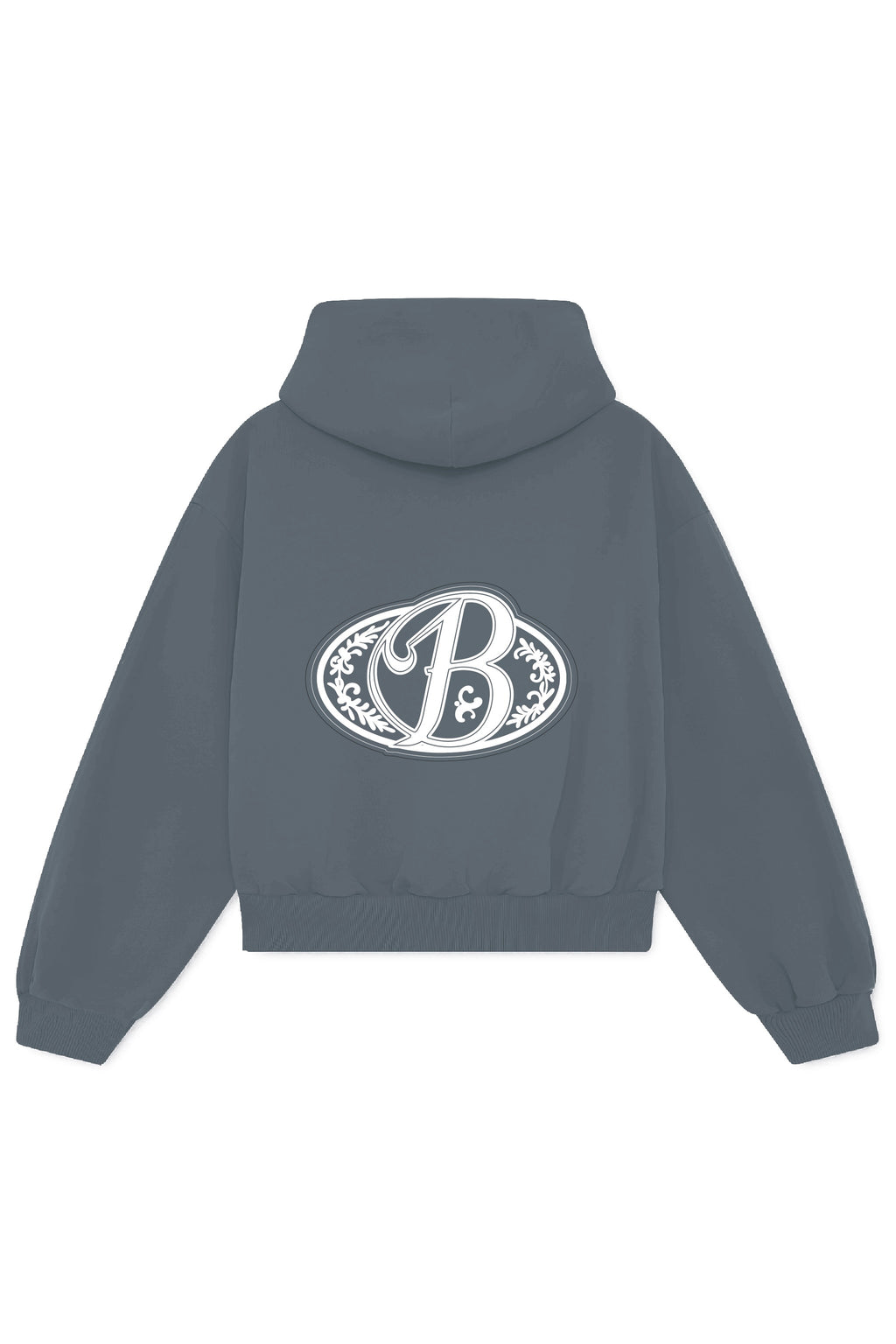 Hoodie grey big logo 3D - Bo world edition