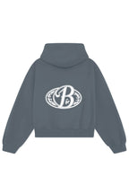 Hoodie grey big logo 3D - Bo world edition