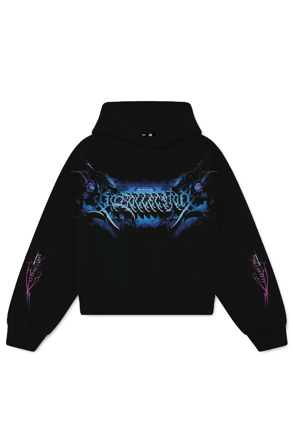 Hoodie Luxury class chrome blue special edition