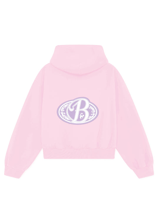 Hoodie pink 3D logo special edition - Classic series