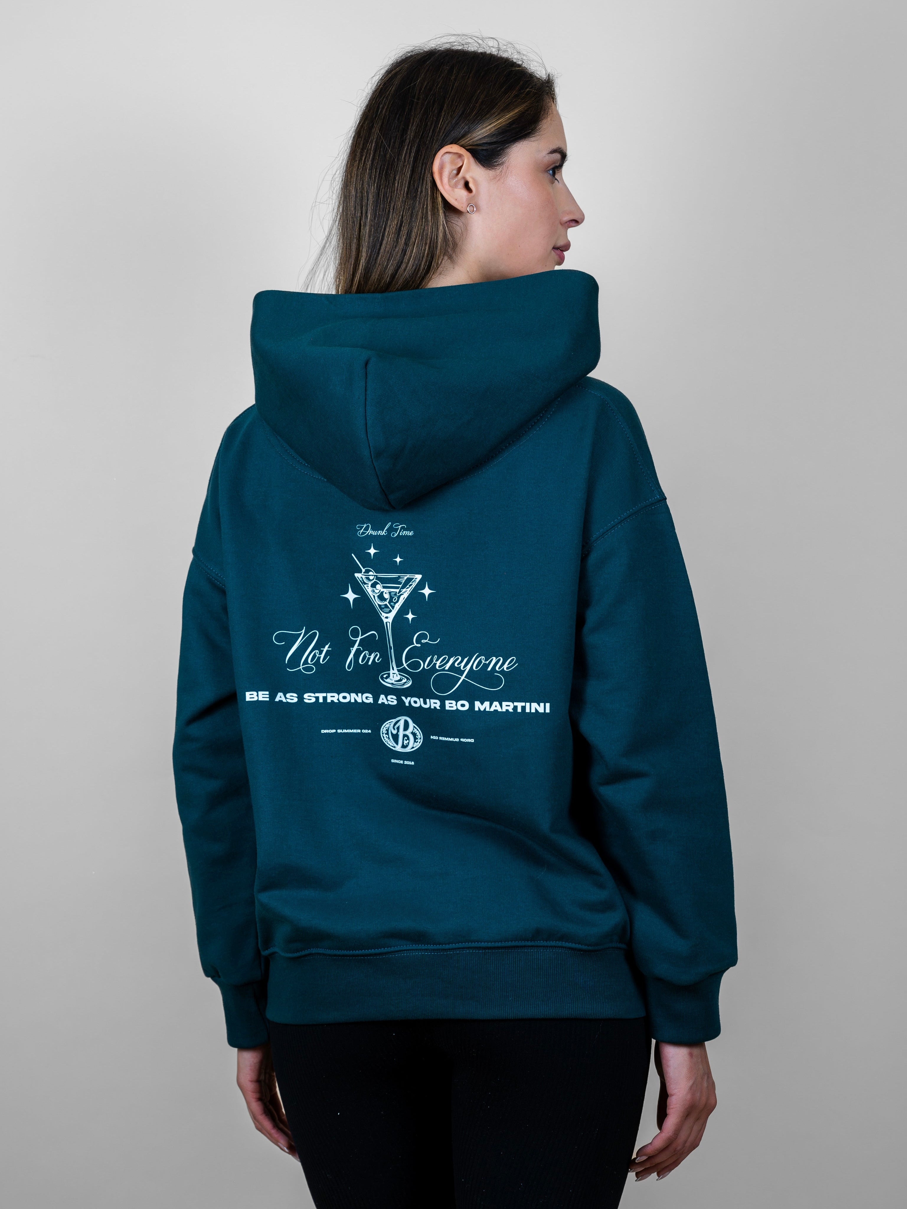 PREVENTA - Hoodie oversize dark green Bo Martini
