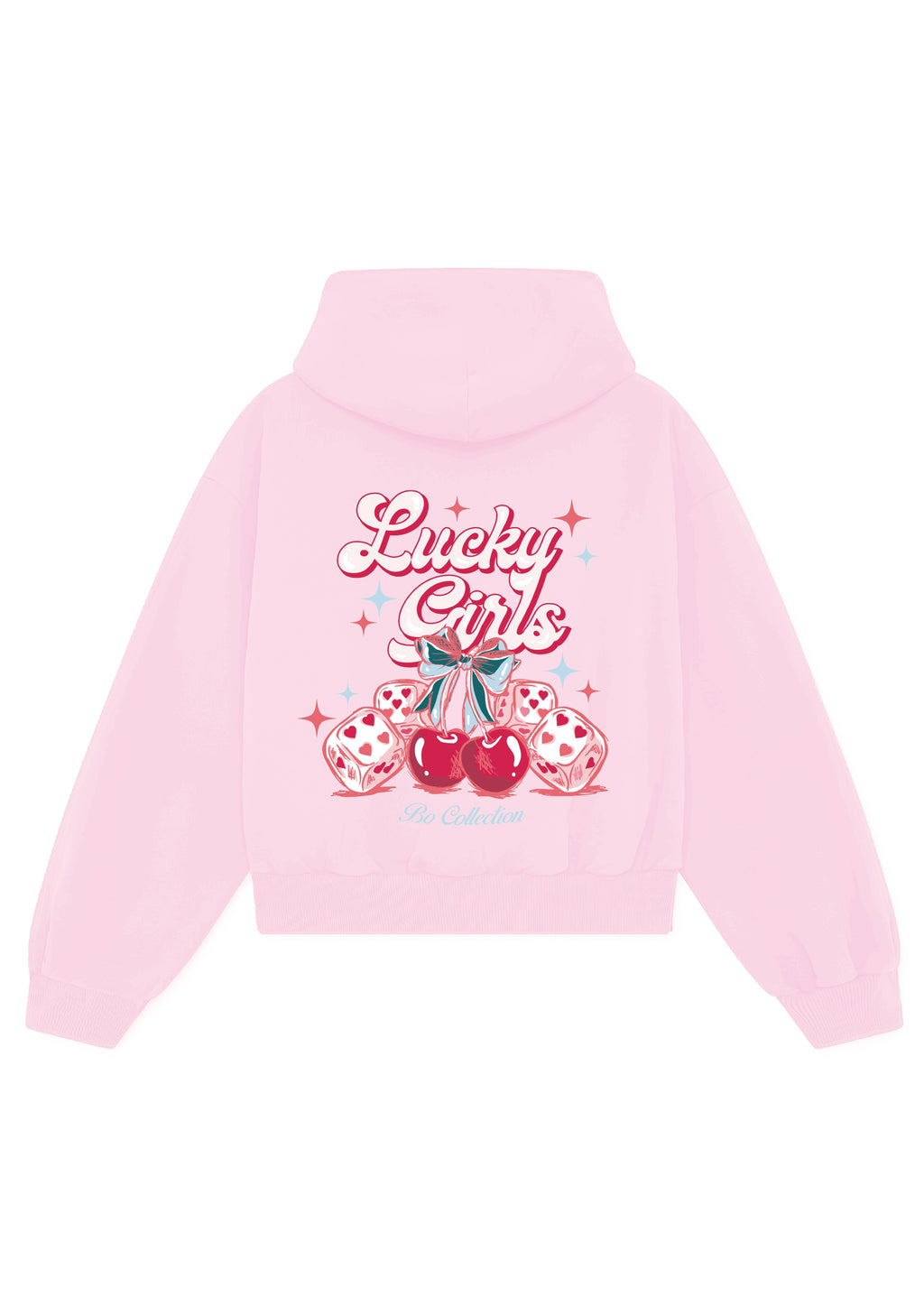Hoodie pink Bo Lucky girls