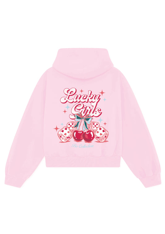 Hoodie pink Bo Lucky girls - Summer series