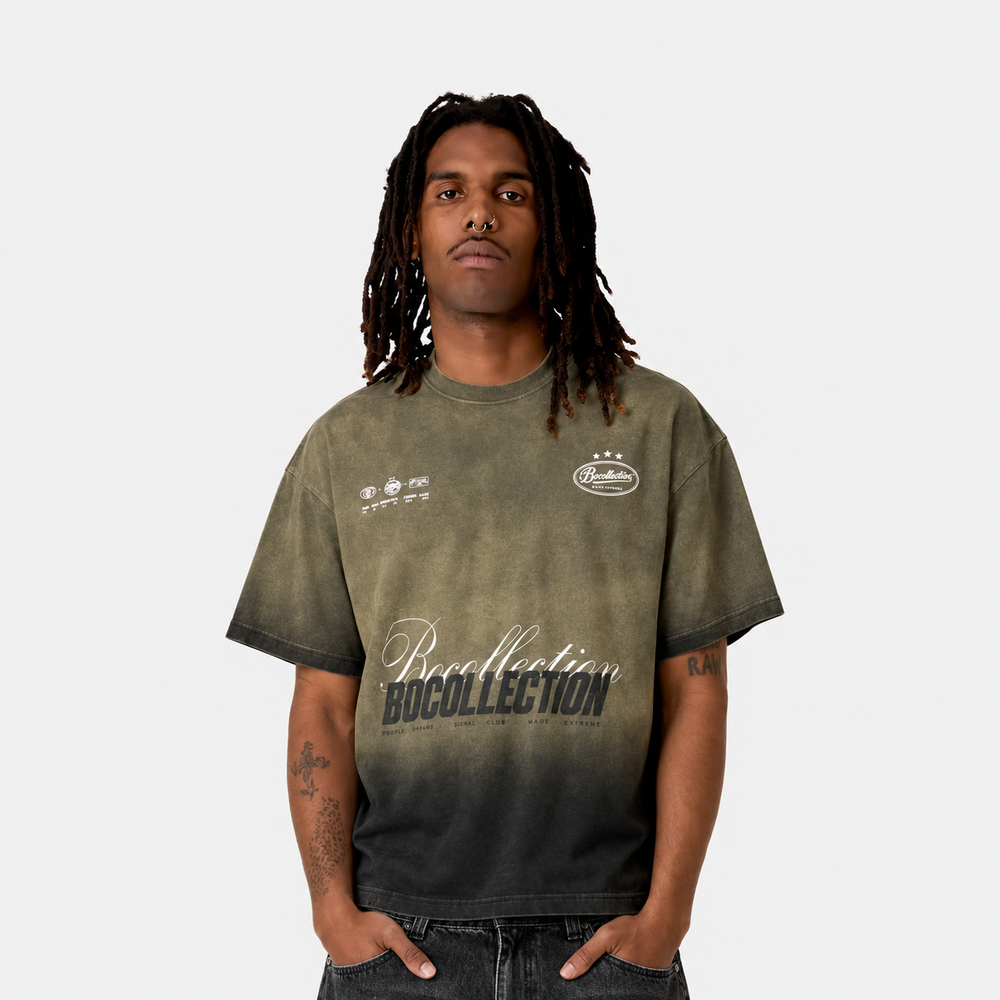 Degraded black tee elite series