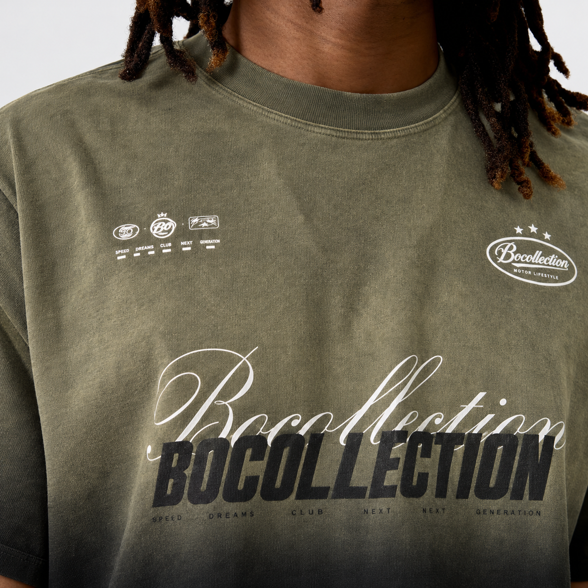 Degraded black tee elite series