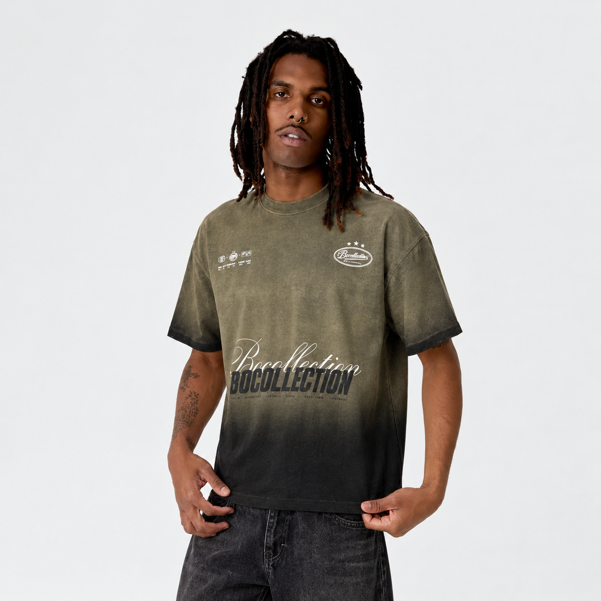 Degraded black tee elite series