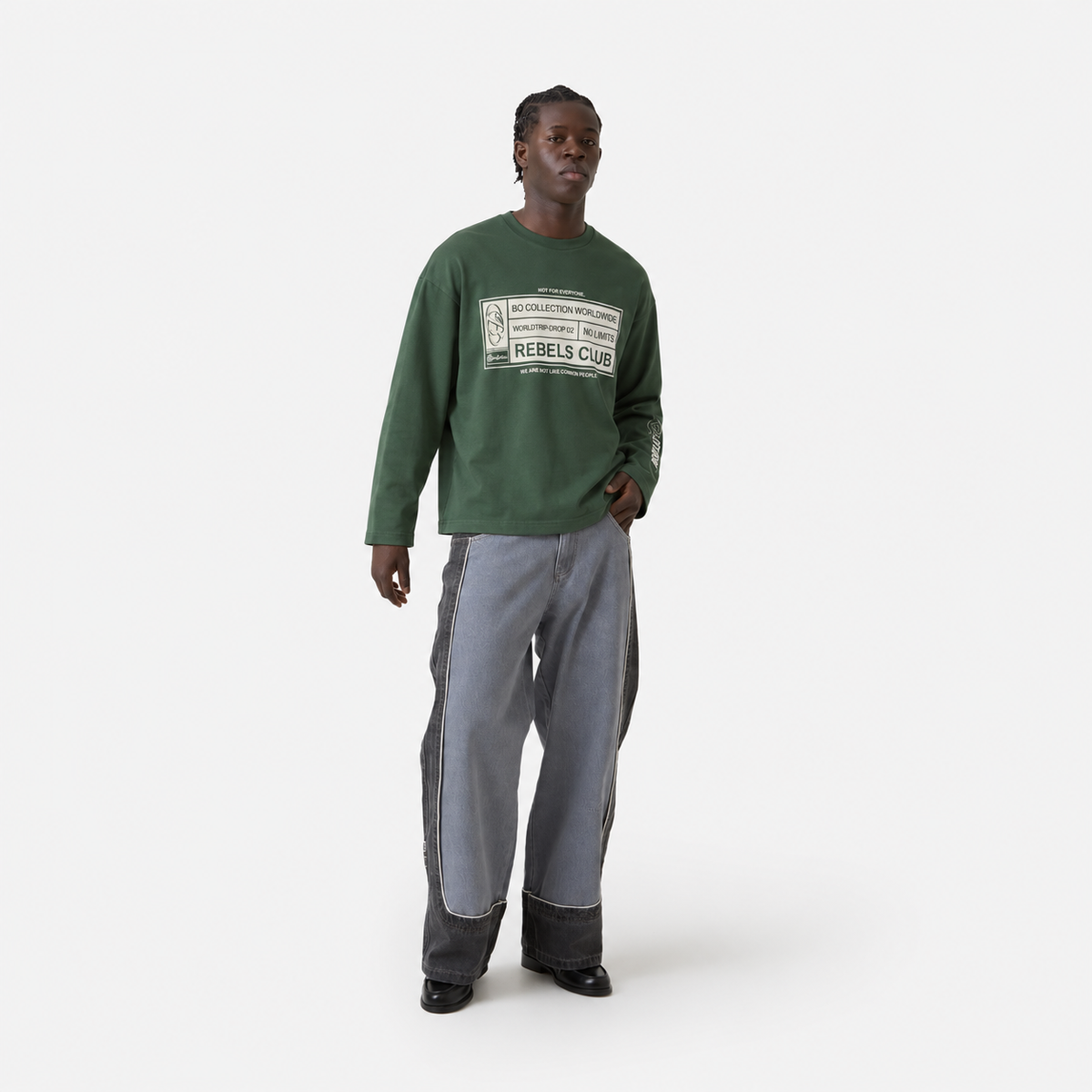 Get money green heavy long sleeve 026
