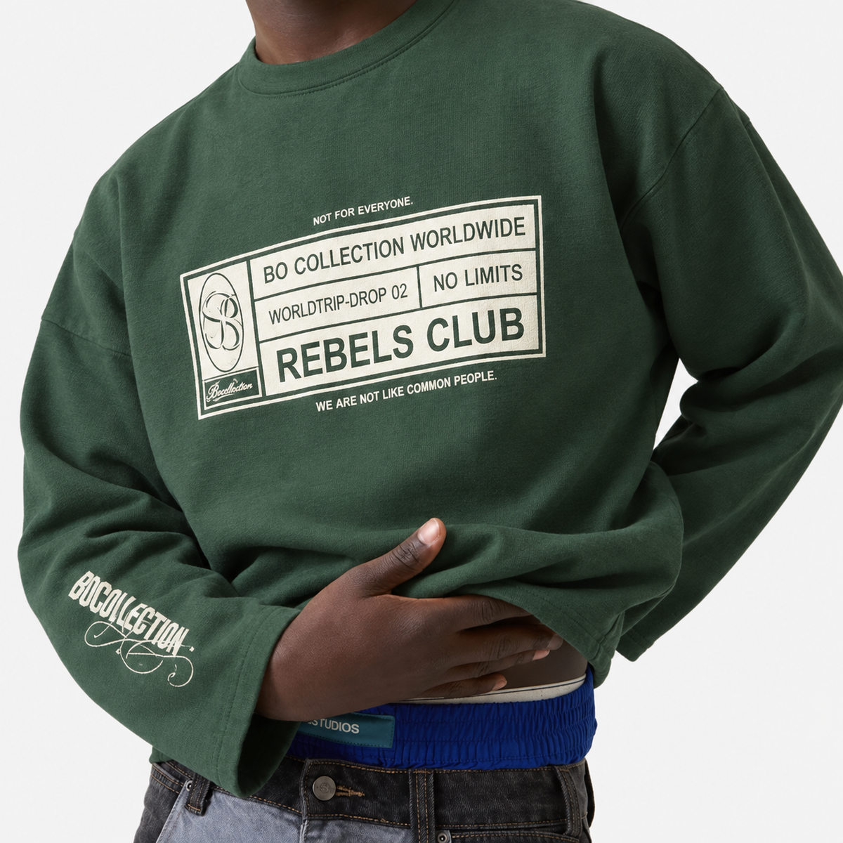 Get money green heavy long sleeve 026