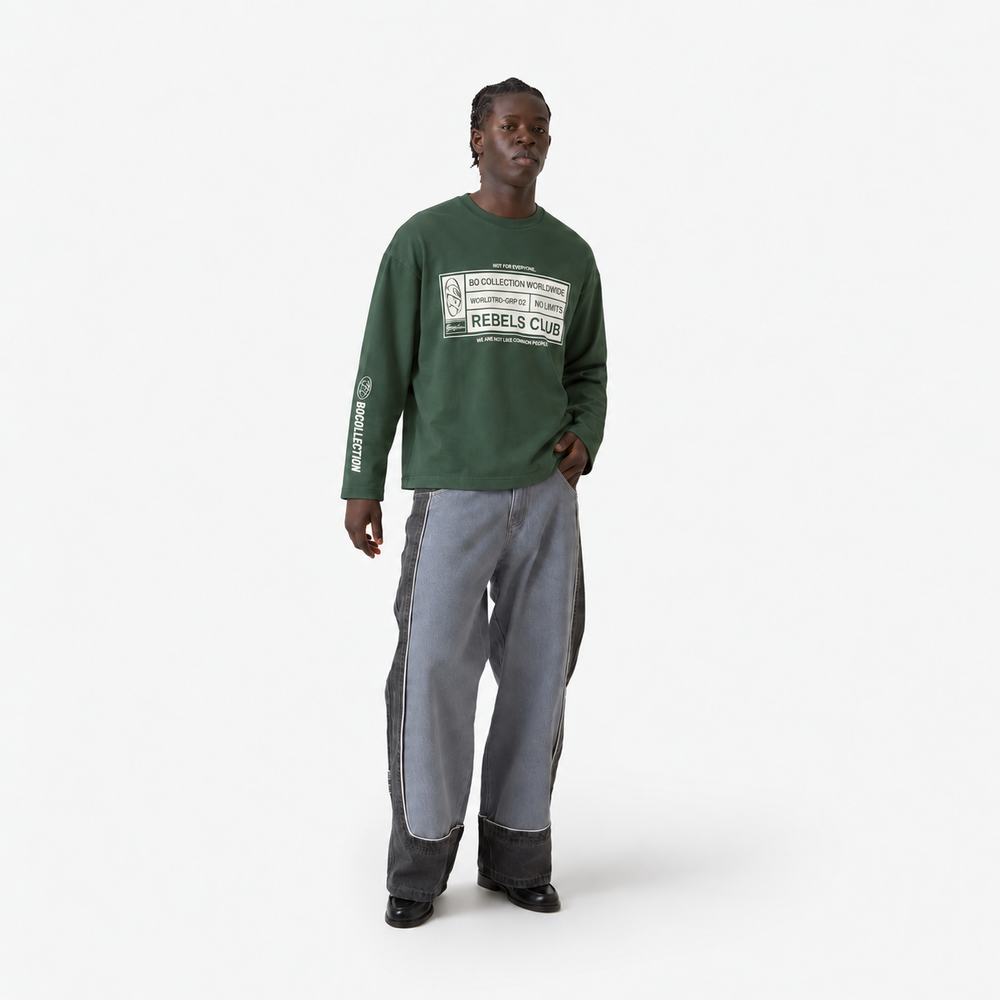 Get money green heavy long sleeve 026