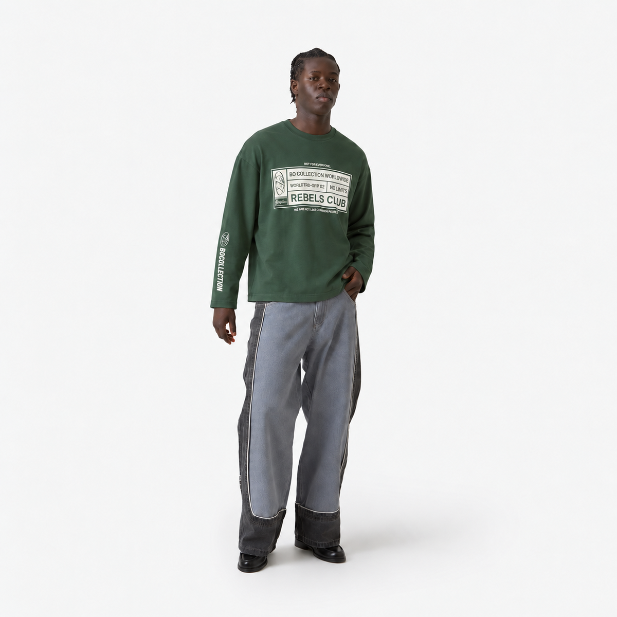 Get money green heavy long sleeve 026