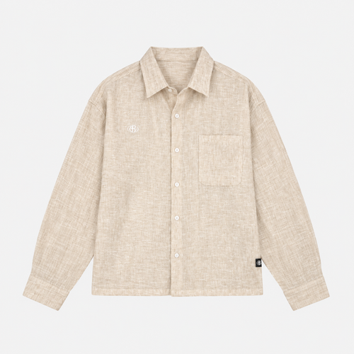 Camisa boxy beige elite club