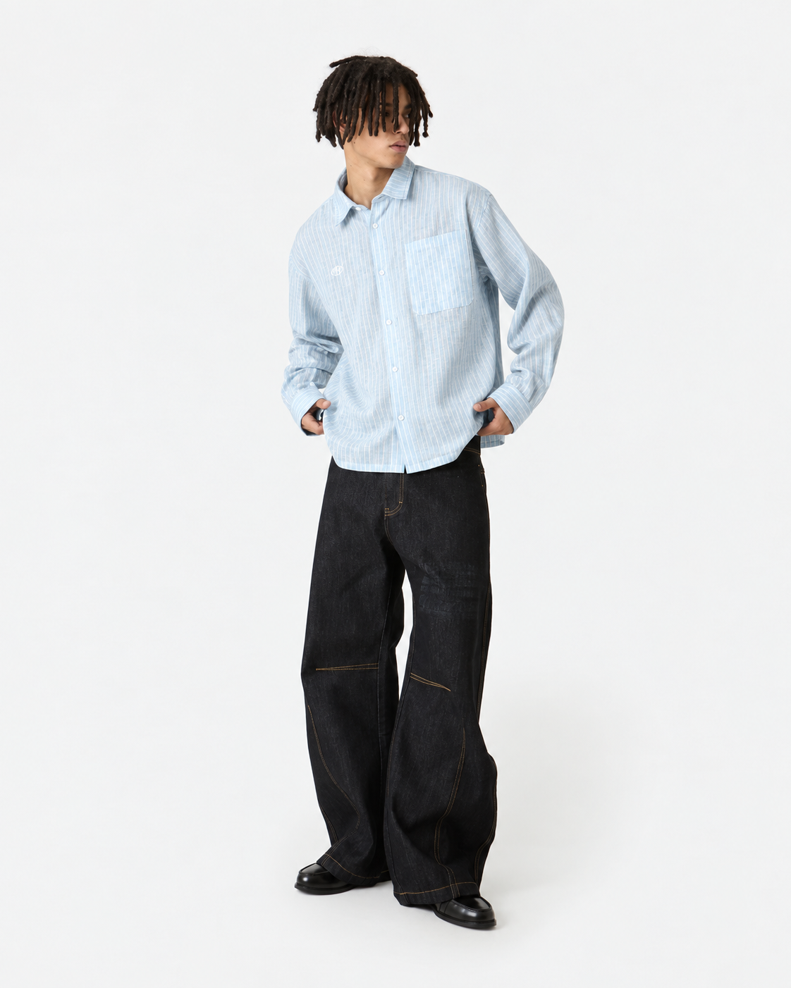 Camisa boxy blue sky elite club