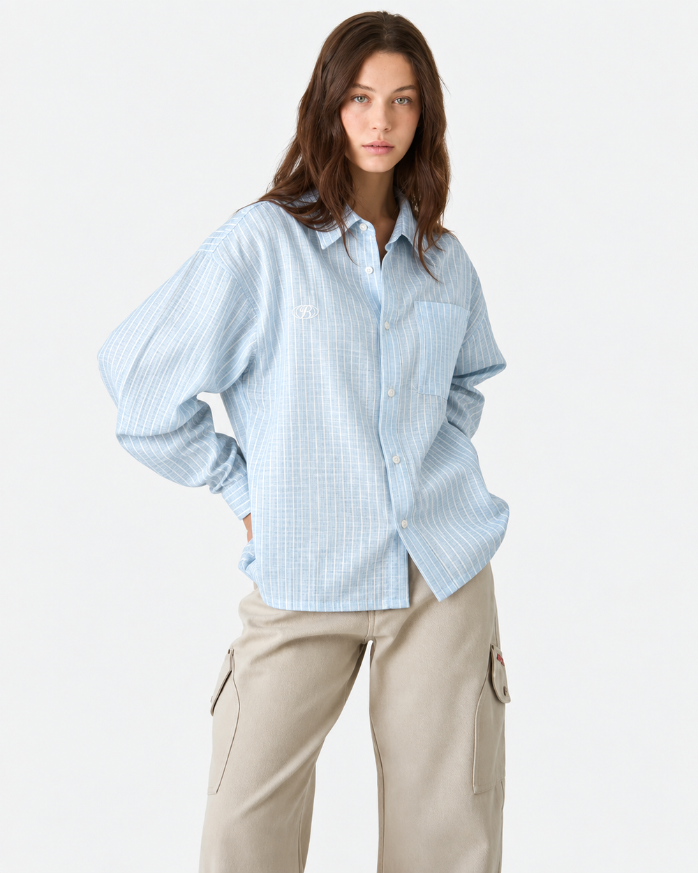 Camisa boxy blue sky elite club