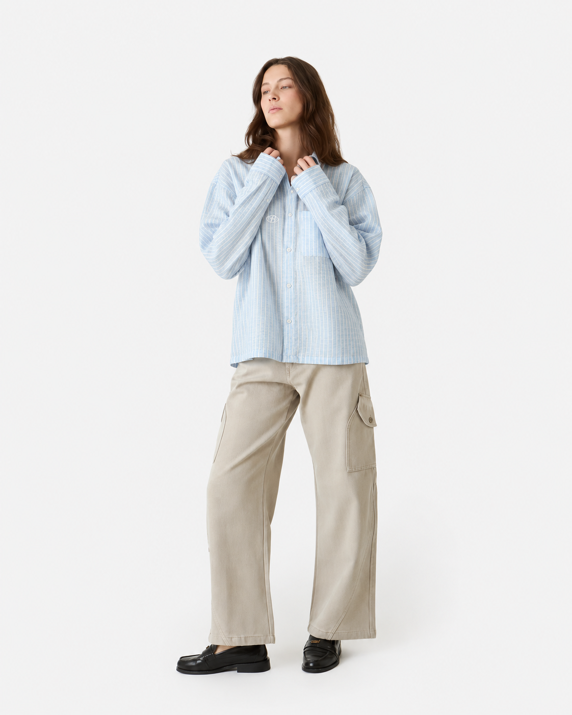 Camisa boxy blue sky elite club