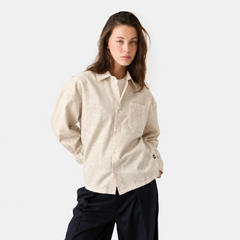 Camisa boxy beige elite club