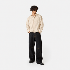 Camisa boxy beige elite club