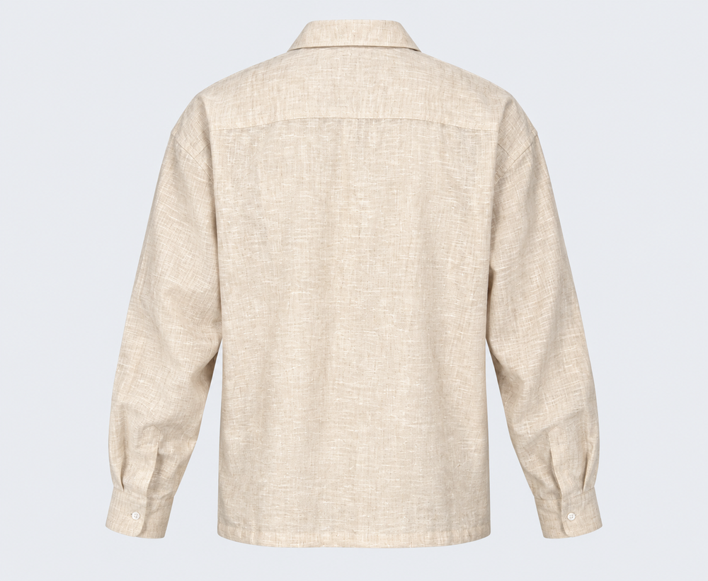 Camisa boxy beige elite club