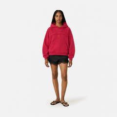 Hoodie Essential rojo italiano