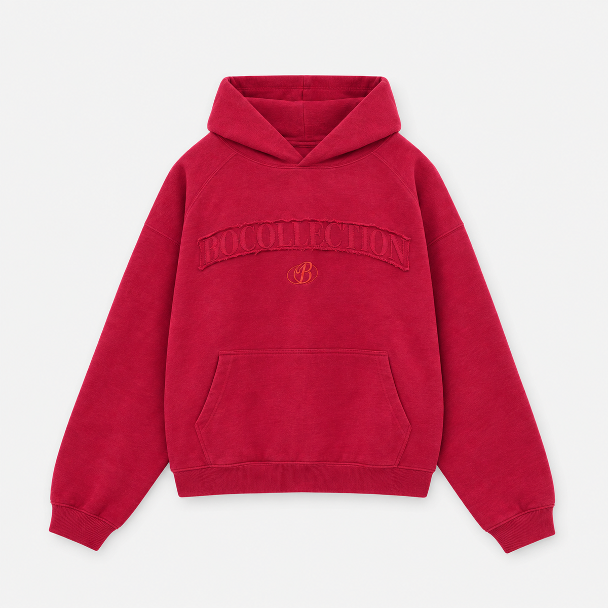Hoodie Essential rojo italiano