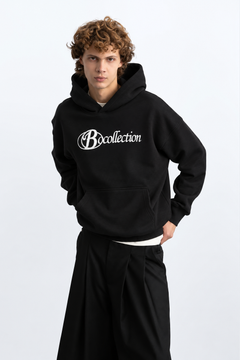 PREVENTA / Polerón negro big logo 3D