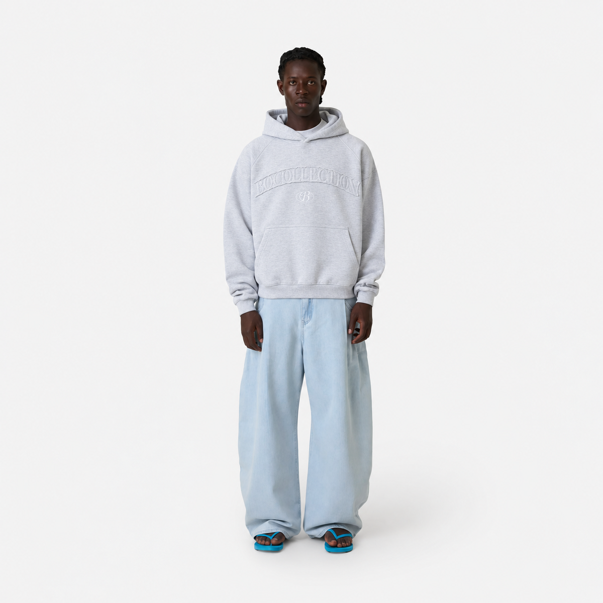 Hoodie Essential Gris