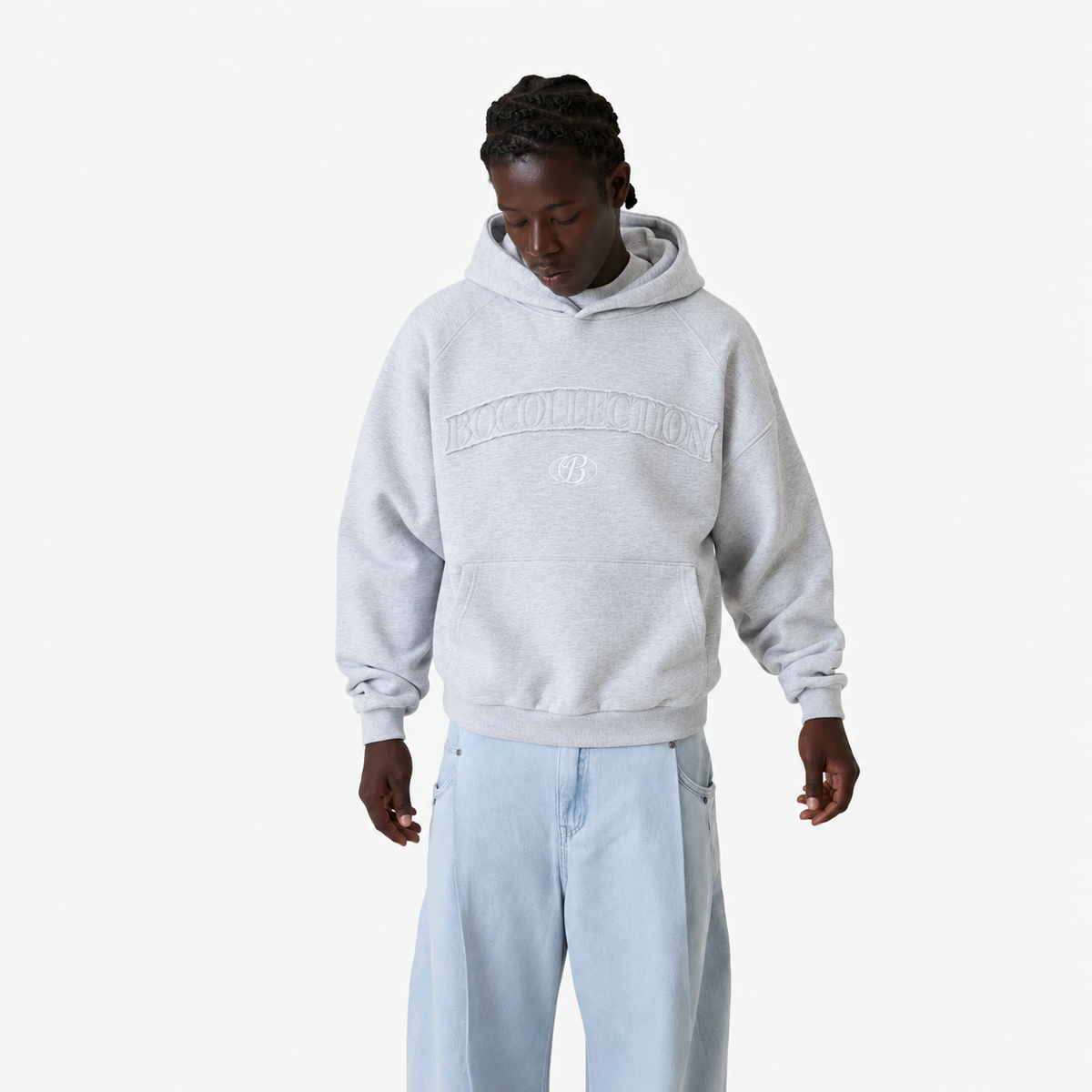 Hoodie Essential Gris