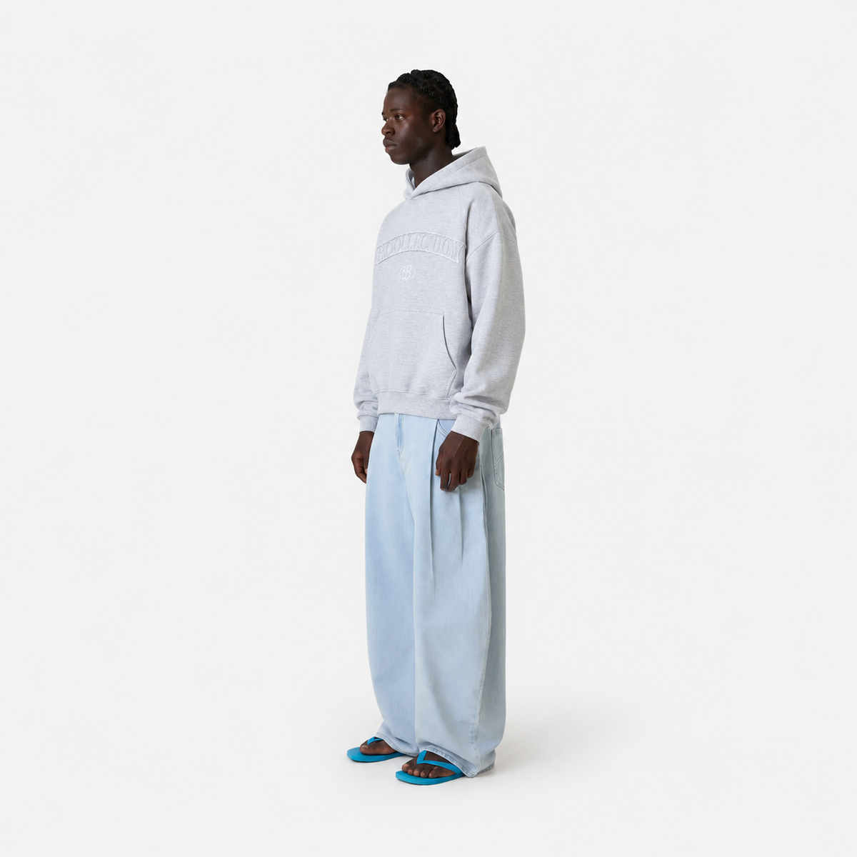 Hoodie Essential Gris