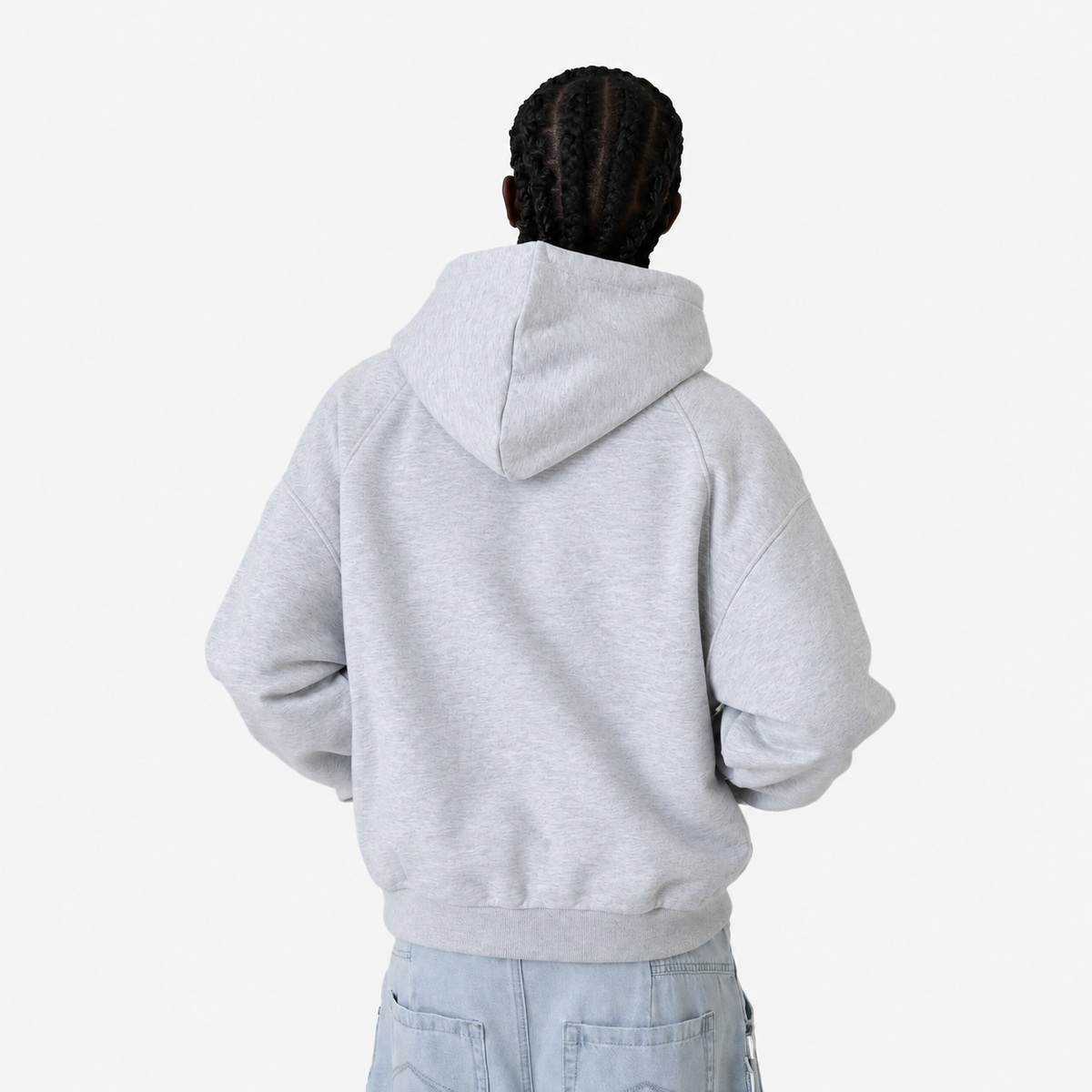 Hoodie Essential Gris