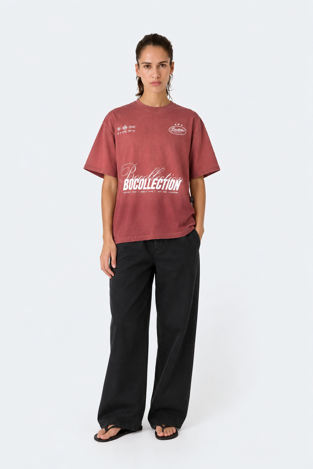 Degraded red tee elite series