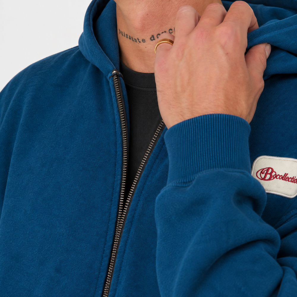 Zip doble cierre blue elite club