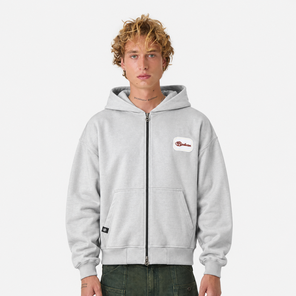 Zip doble cierre grey elite club