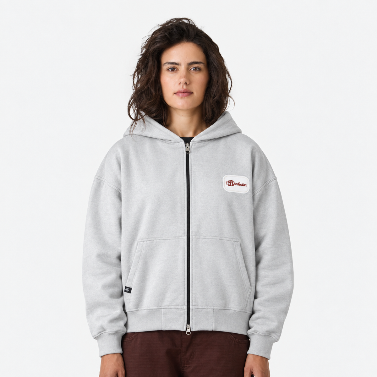 Zip doble cierre grey elite club
