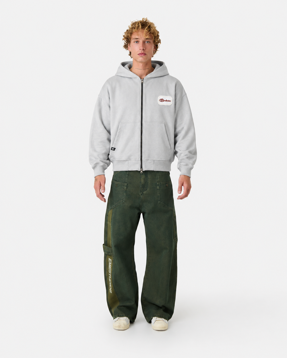 Zip doble cierre grey elite club