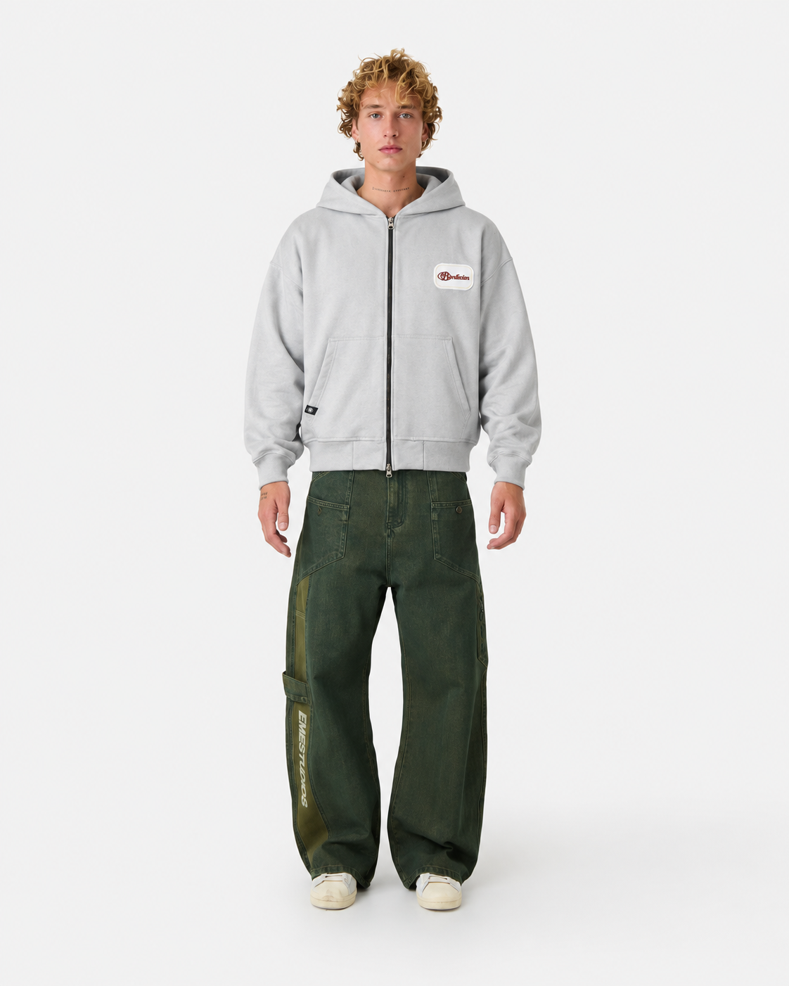 Zip doble cierre grey elite club