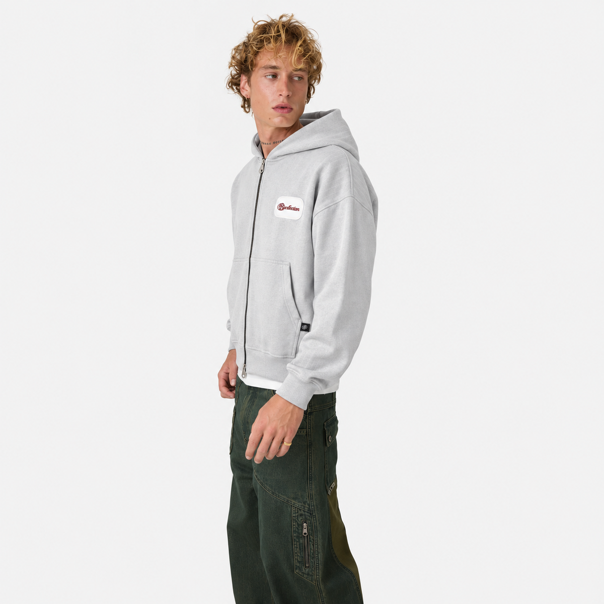 Zip doble cierre grey elite club