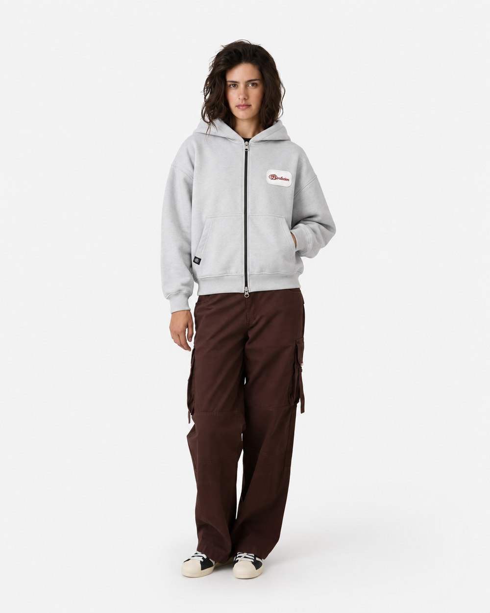 Zip doble cierre grey elite club