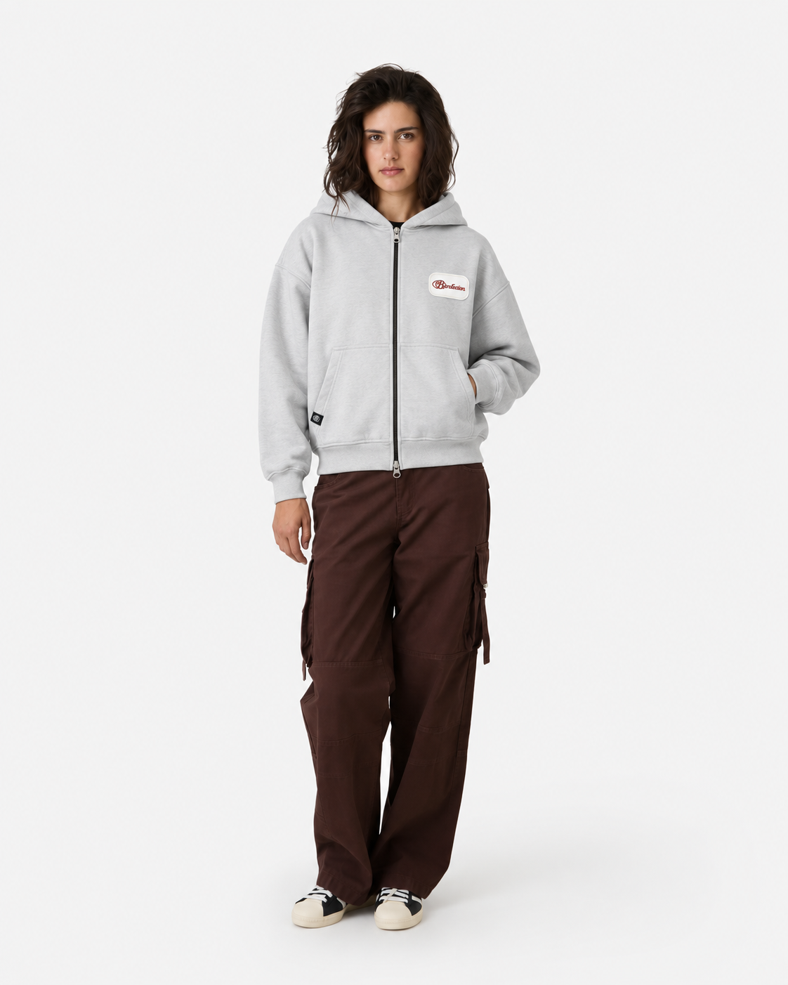 Zip doble cierre grey elite club