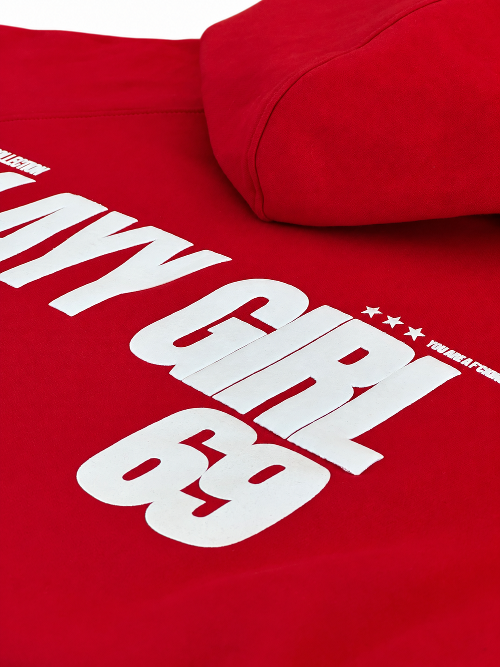 SLAY GIRL RED HOODIE