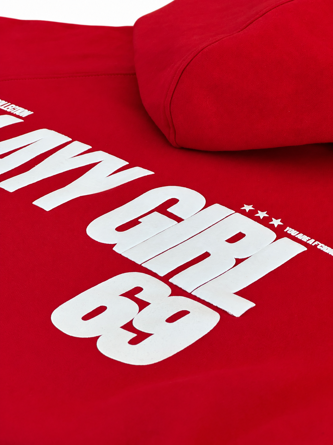 SLAY GIRL RED HOODIE