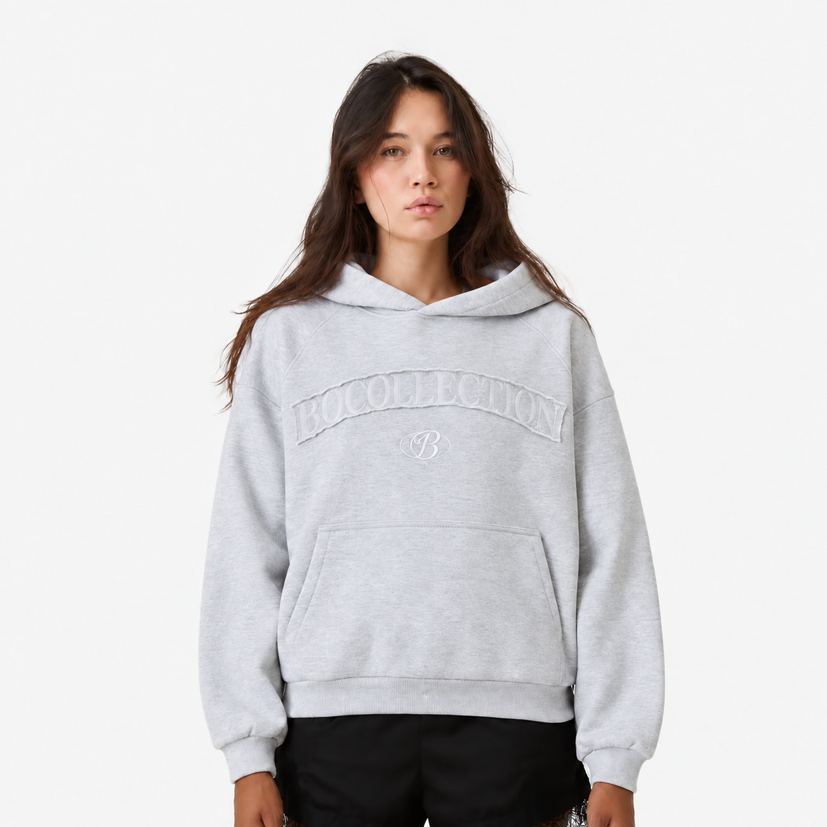 Hoodie Essential Gris