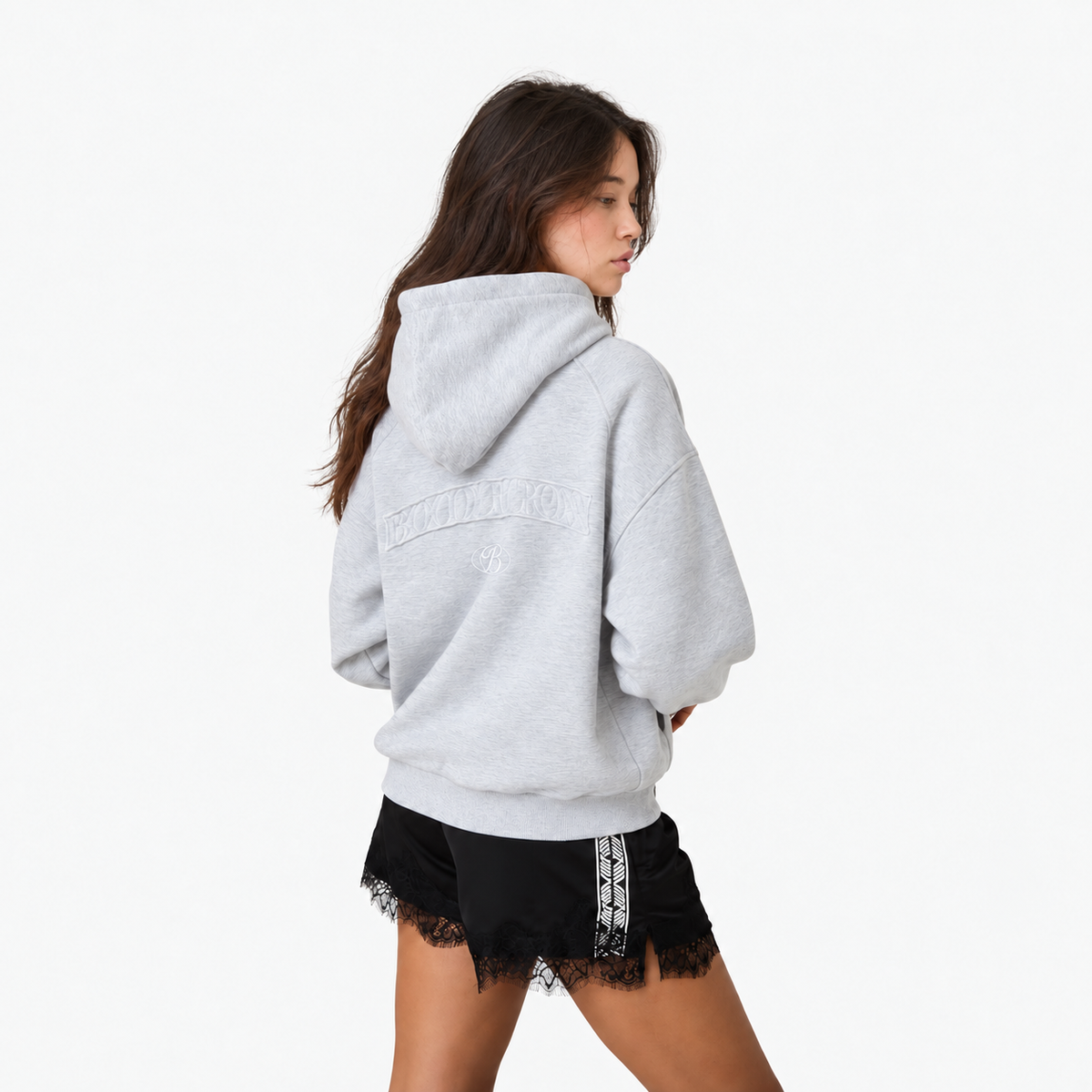 Hoodie Essential Gris