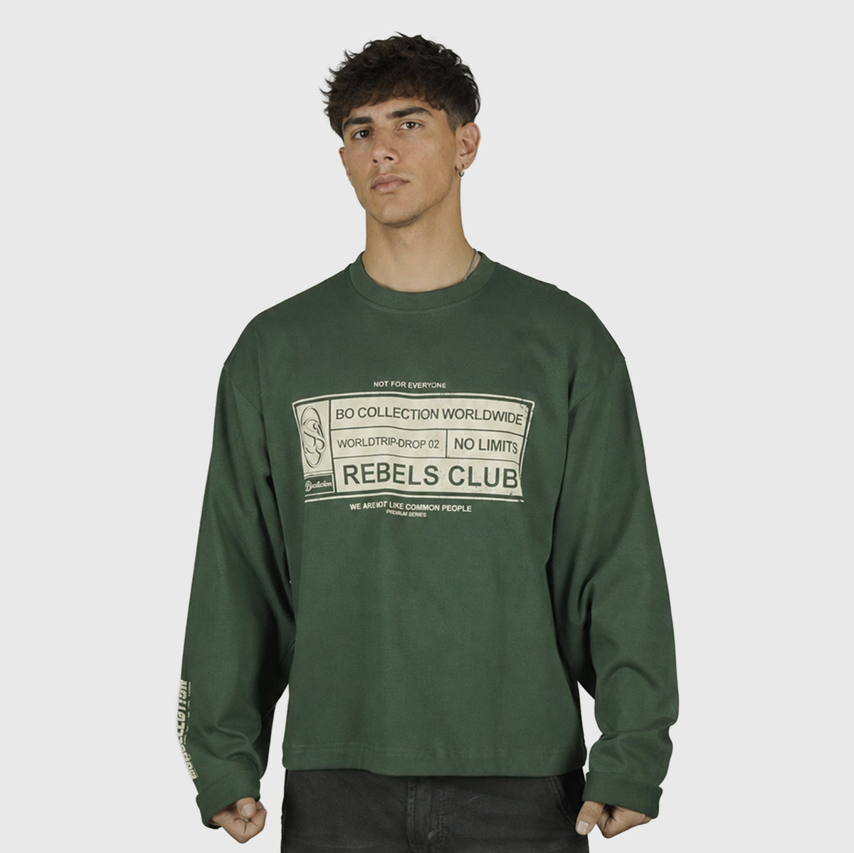 Get money green heavy long sleeve 026