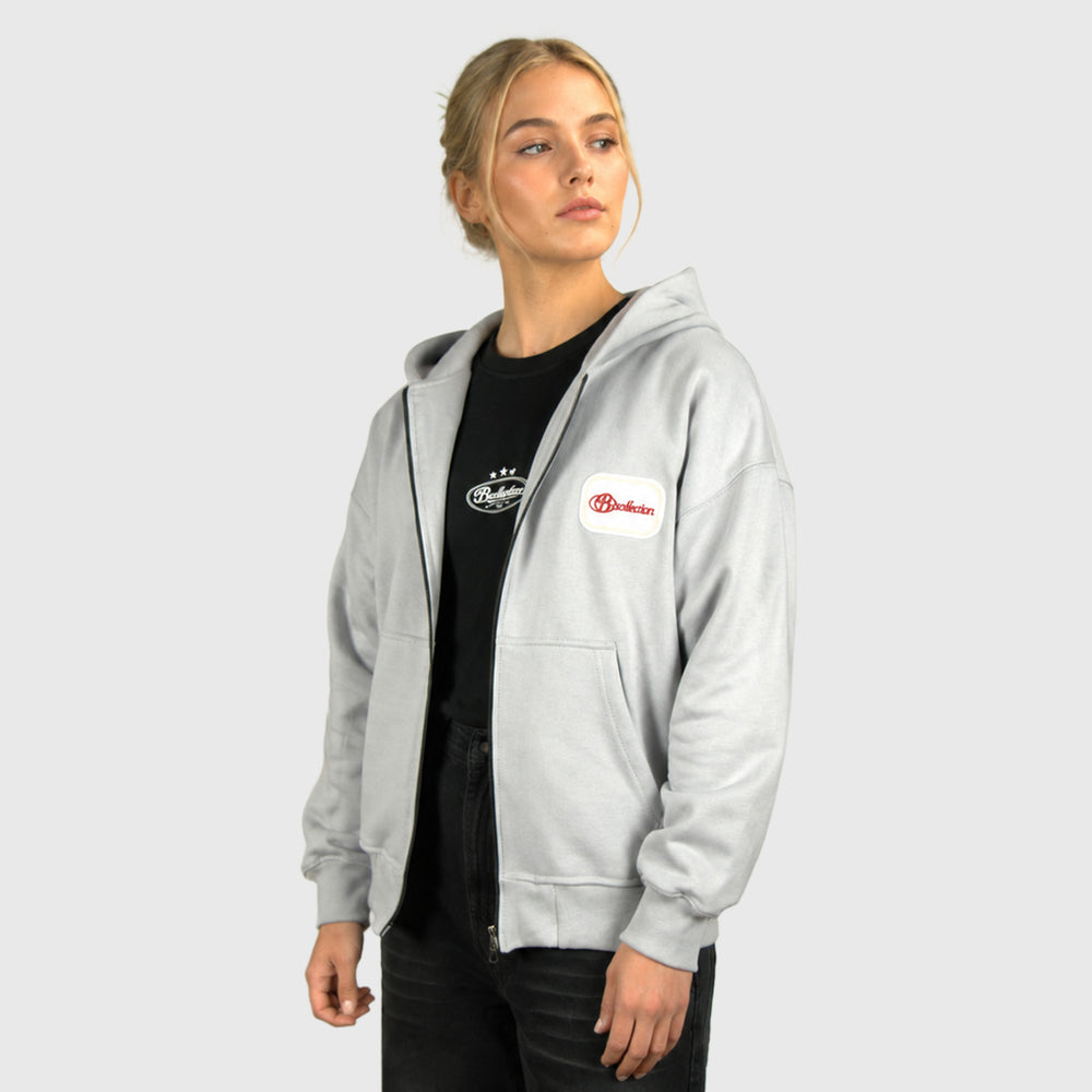 Zip doble cierre grey elite club